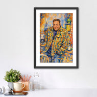 King of the Couch - Doug Heffernan King of Queens Abstract Art