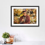 Lady of the Great English Estate - Downton Abbey Abstract Cinematic Wall Art