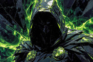 Dr Doom Emerald Chaos Wall Art Poster  | Landscape