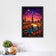 Dubai Burj Khalifa Cityscape Twilight Wall Art Poster | Portrait