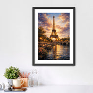 The Last Light of Paris - Eiffel Tower Paris Wall Art
