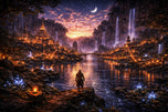 Elden Ring Liurnia of the Lakes Wall Art Poster| Landscape