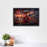 Erling Haaland Norway World Cup Sunset Meditation Wall Art Poster | Landscape
