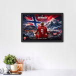 Erling Haaland Norway World Cup Meditation Wall Art Poster | Landscape