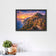 Eze Village France Golden Sunset Wall Art Poster | Landscape