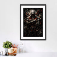 Shadow of the Brotherhood - Ezio Assassin's Creed Abstract Wall Art