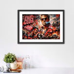 The Mayhem Manifesto - Fight Club Tyler Durden Cinematic Wall Art
