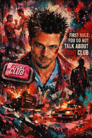 Tyler Durden Fight Club poster