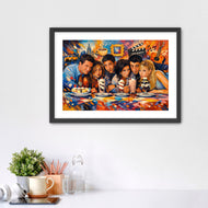 The Manhattan Six - Friends Cinematic Wall Art