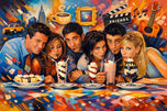 The Manhattan Six - Friends Cinematic Wall Art