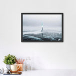Elsa Ice Kingdom Minimalism Wall Art Poster  | Landscape