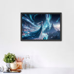 Elsa Ice Queen Frozen Kingdom Wall Art Poster | Landscape