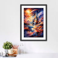 Astral Kingdom - Futuristic Metropolis Abstract Wall Art