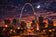 St. Louis Gateway Arch Twilight Wall Art Poster | Landscape
