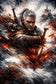 The Witcher Geralt of Rivia Wall Art Poster | Portrait