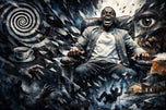 Trapped Beneath the Mind - Get Out Cinematic Horror Wall Art