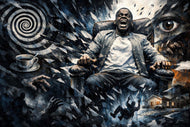 Trapped Beneath the Mind - Get Out Cinematic Horror Wall Art