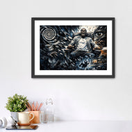 Trapped Beneath the Mind - Get Out Cinematic Horror Wall Art