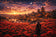 Ghost of Tsushima Field of the Equinox Flower Wall Art Poster | Landscape