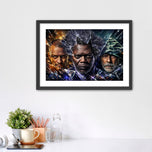 Shattered Minds - Glass x Split x Unbreakable Cinematic Wall Art