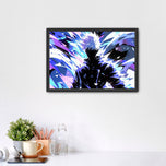 Gojo Jujutsu Kaisen Infinite Sorcerer Abstract Wall Art Poster | Landscape
