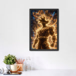 Goku Master Ultra Instinct Anime Wall Art Poster | Portrait