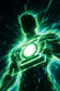 Green Lantern Abstract Wall Art Poster | Portrait