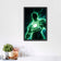 Green Lantern Abstract Wall Art Poster | Portrait