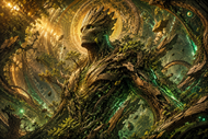 Groot Roots of Eternity Wall Art Poster | Landscape