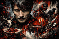 Where Taste Meets Terror - Hannibal Lecter TV Horror Wall Art