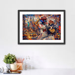 Miracle in Manhattan - Iconic Helmet Catch NYC Football Wall Art