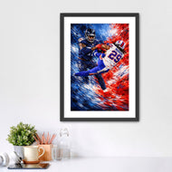 Clash of the AFC Titans - Derrick Henry x Josh Norman NFL Wall Art