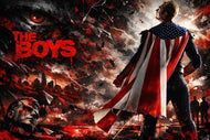 Stars, Stripes, and Supremacy - Homelander The Boys Cinematic Wall Art