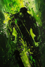 Hulk Unleashed in Gamma Storm Wall Art Poster | Portrait