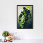 Hulk Painted Style Wall Art Poster | Portrait