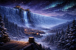 Ice Wall Game of Thrones Wall Art Poster | Landscape