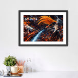 Blade of the Soul Reaper - Ichigo Bankai Bleach Anime Wall Art