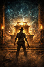 Indiana Jones Cinematic Lost Ark Wall Art Poster | Portrait