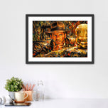 Raiders of the Unknown - Indiana Jones Cinematic Abstract Wall Art