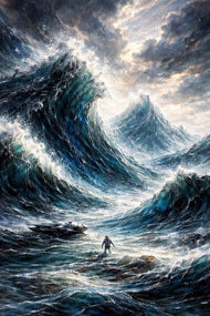 Tides of Infinity - Interstellar Miller's Planet Cinematic Wall Art