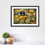 The Irish Ascension - Jeremiyah Love Notre Dame College Football Wall Art