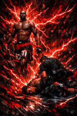 Bones of Thunder - John Jones UFC Wall Art