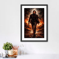 Baba Yaga Returns - John Wick Cinematic Abstract Wall Art