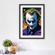 Agent of Chaos - Joker Cinematic Abstract Wall Art