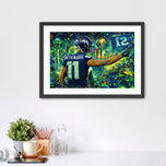 Emerald City Route Artist - Jaxon Smith-Njigba Seattle Seahawks NFL Wall Art