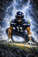 Born in the Storm - Jaxon Smith-Njigba Seattle Seahawks NFL Storm Wall Art