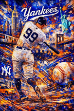 Empire State Slugger - Aaron Judge New York Yankees MLB Wall Art