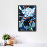 Kakashi Naruto Sharingan Anime Wall Art Poster | Portrait