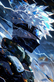 Kakashi Naruto Shinobi Wall Art Poster | Portrait