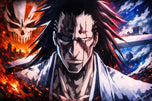 Blade of Chaos - Kenpachi Zaraki Bleach Anime Wall Art